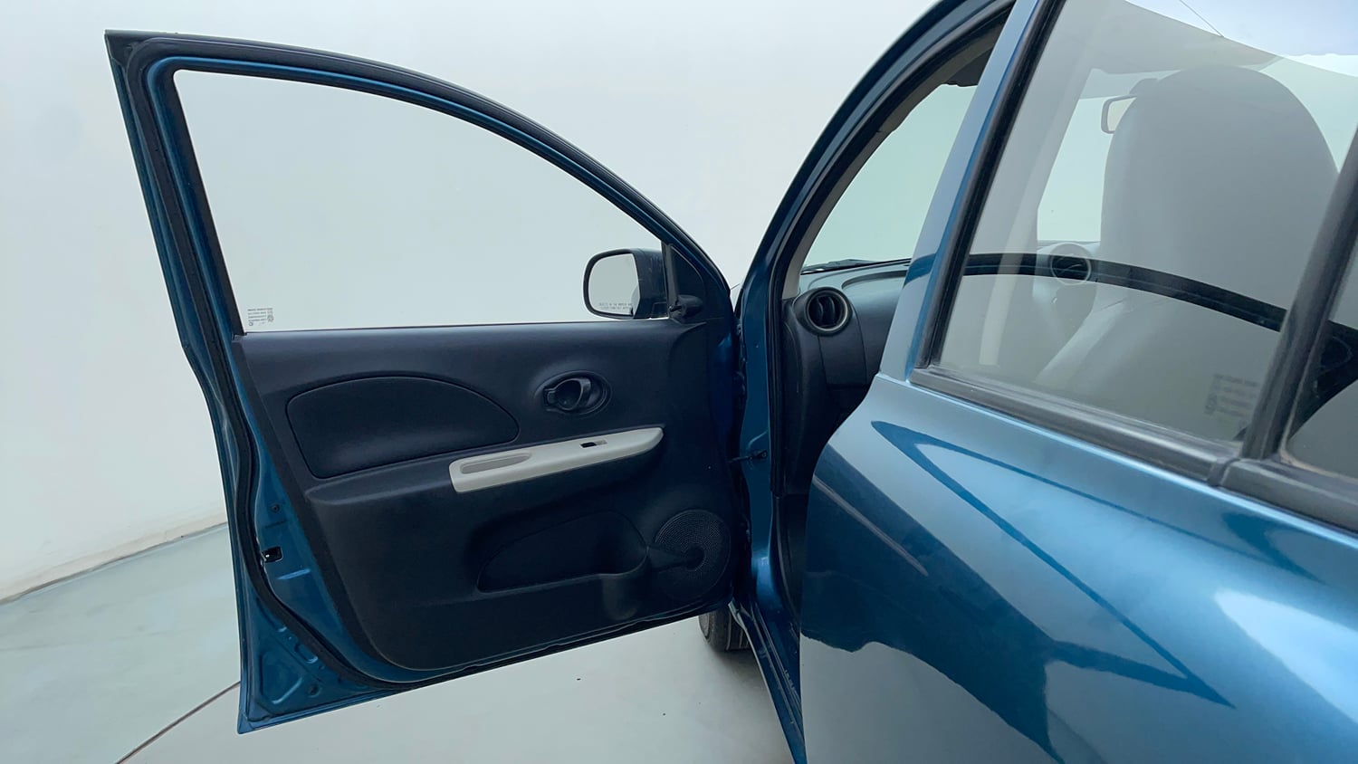 Used 2014 Nissan Micra Active XL Petrol Manual interior LEFT FRONT DOOR OPEN VIEW