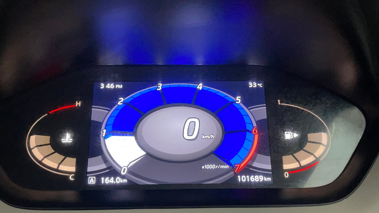 Used 2022 Nissan Magnite XV Turbo Petrol Manual interior CLUSTERMETER VIEW