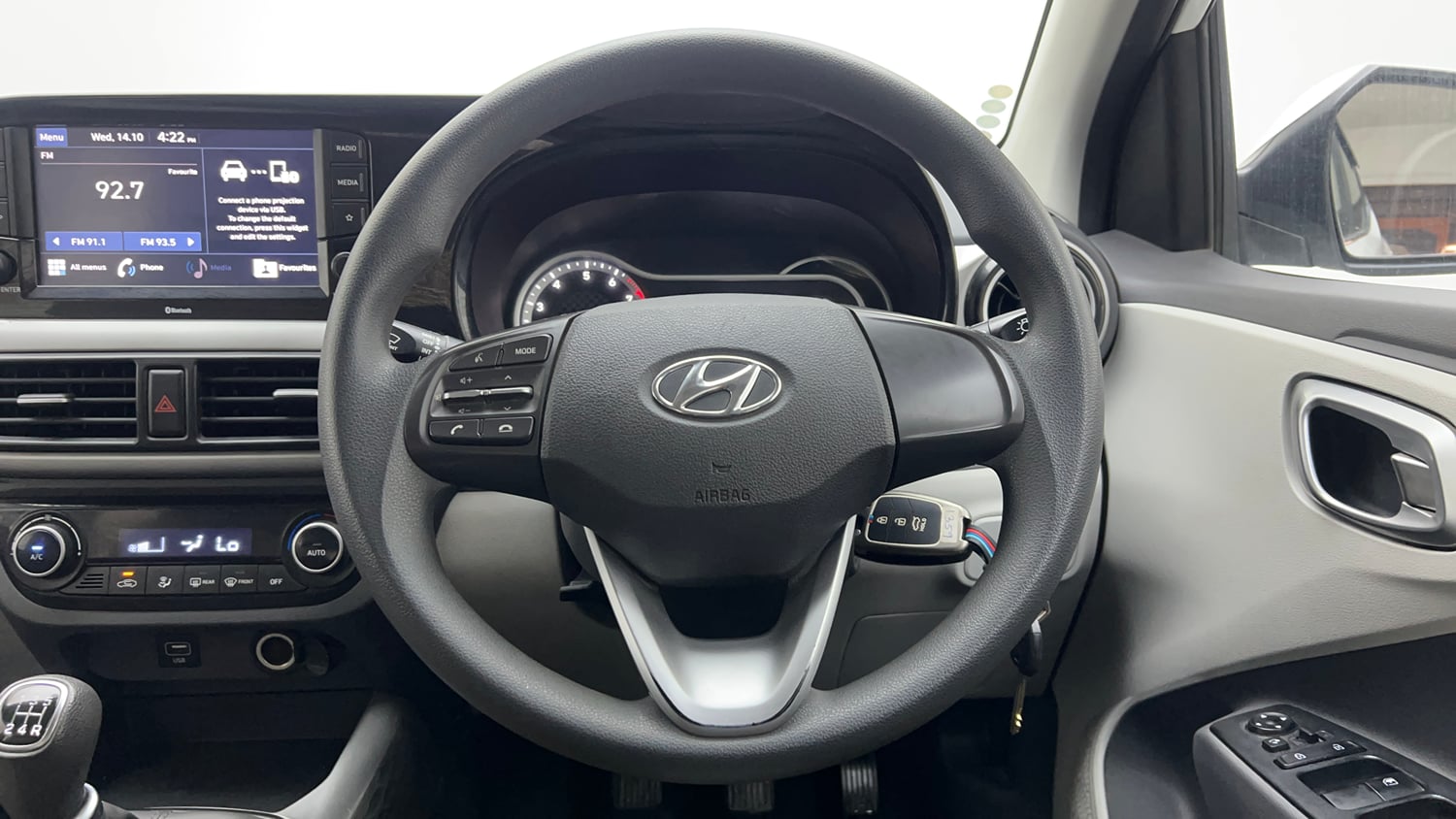 Used 2022 Hyundai Grand i10 Nios Sportz 1.2 Kappa VTVT Petrol Manual interior STEERING VIEW