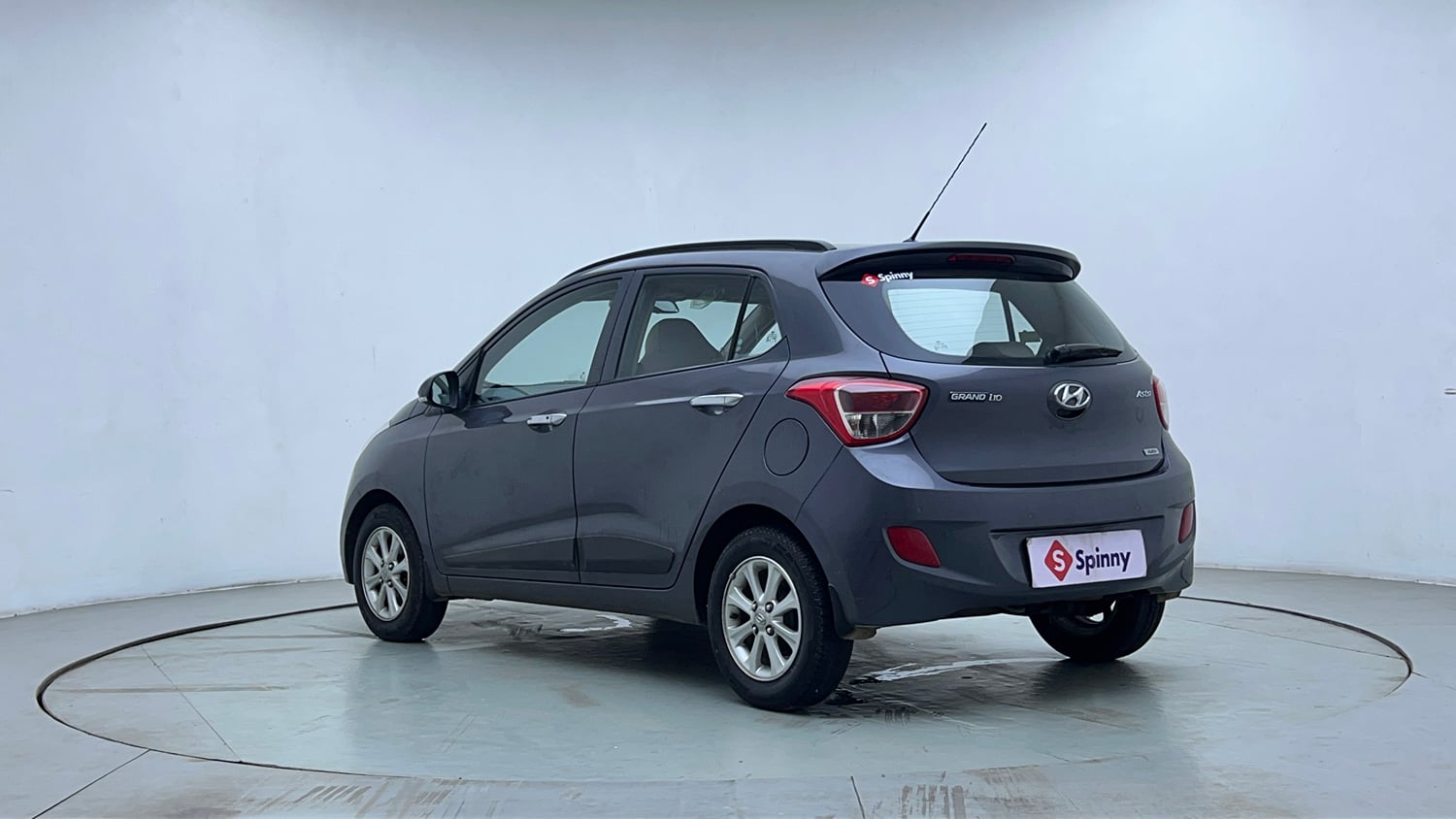 Used 2015 Hyundai Grand i10 Asta AT 1.2 Kappa VTVT Petrol Automatic exterior LEFT REAR CORNER VIEW