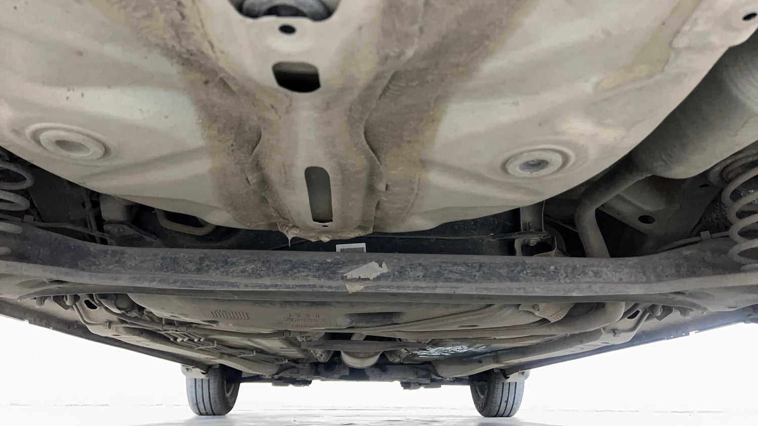 Used 2016 Maruti Suzuki Baleno Delta Petrol+CNG (Outside Fitted) Cng Manual extra REAR UNDERBODY VIEW (TAKEN FROM REAR)
