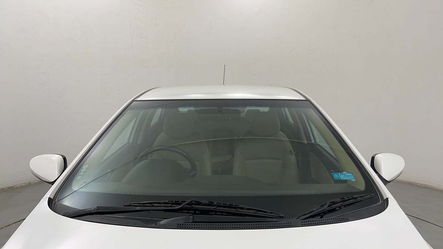 Used 2014 Hyundai Verna Fluidic 1.6 VTVT SX Petrol Manual exterior FRONT WINDSHIELD VIEW