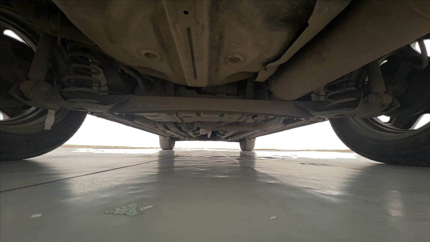 Used 2017 Hyundai Elite i20 Asta 1.2 Petrol Manual extra REAR UNDERBODY VIEW (TAKEN FROM REAR)