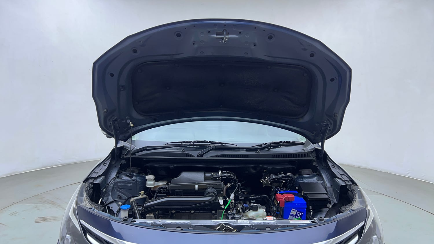 Used 2023 Maruti Suzuki Baleno Alpha AGS Petrol Automatic engine ENGINE & BONNET OPEN FRONT VIEW