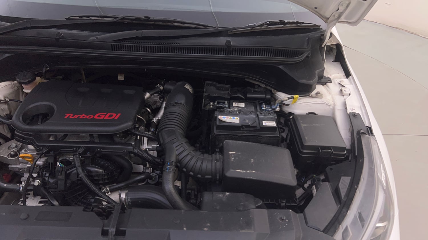 Used 2023 Hyundai i20 N Line N8 1.0 Turbo DCT Petrol Automatic engine ENGINE LEFT SIDE HINGE & APRON VIEW
