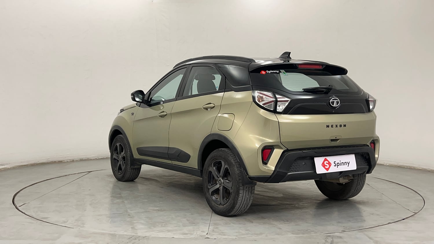 Used 2022 Tata Nexon Kaziranga XZA Plus (Premium) Petrol Automatic exterior LEFT REAR CORNER VIEW