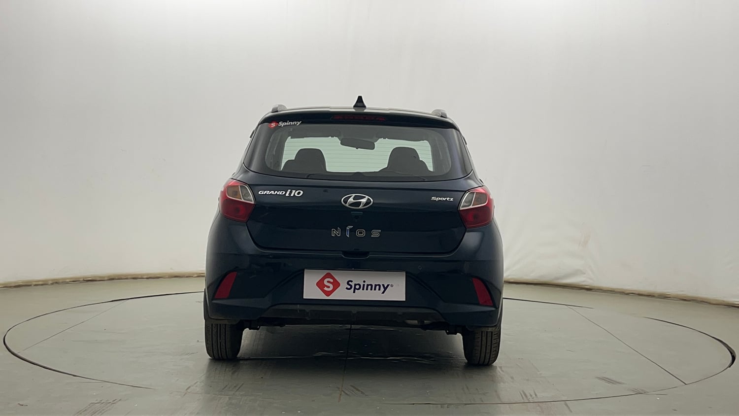 Used 2022 Hyundai Grand i10 Nios Sportz 1.2 Kappa VTVT Petrol Manual exterior BACK VIEW