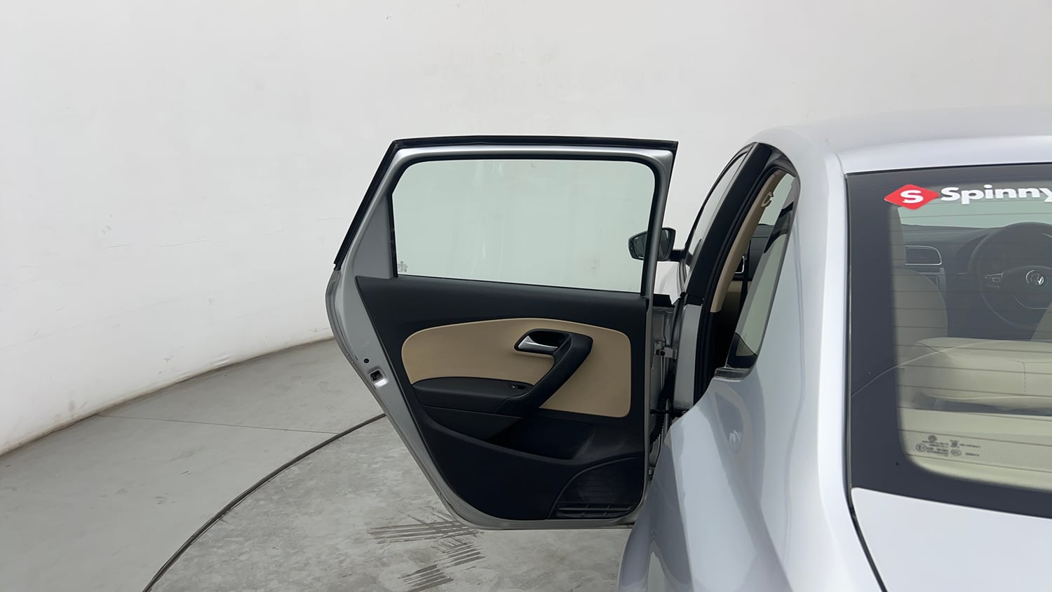 Used 2017 Volkswagen Ameo Highline Plus 1.5L AT (D)16 Alloy Diesel Automatic interior LEFT REAR DOOR OPEN VIEW