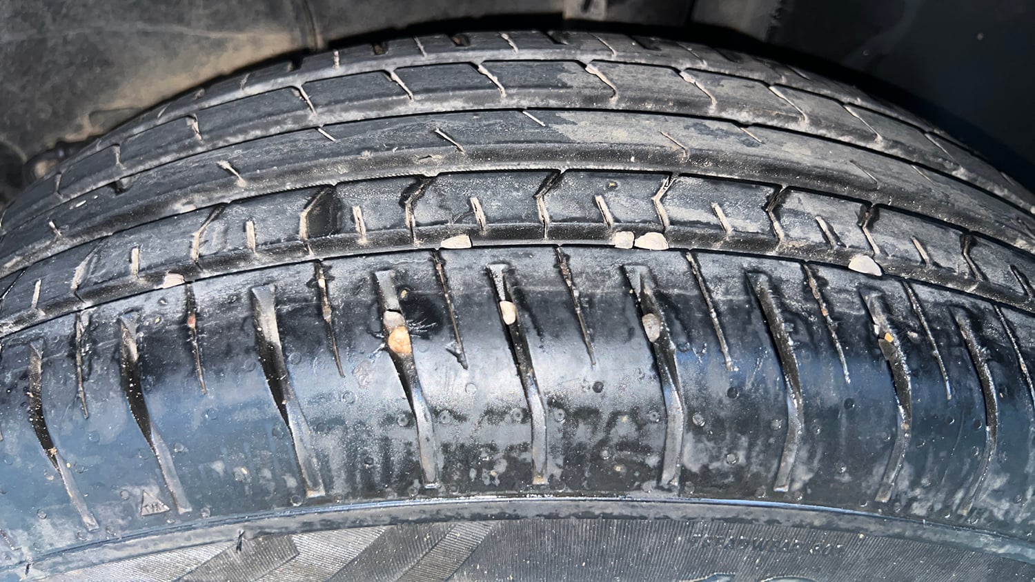 Used 2022 Tata Punch Adventure MT Petrol Manual tyres LEFT REAR TYRE TREAD VIEW