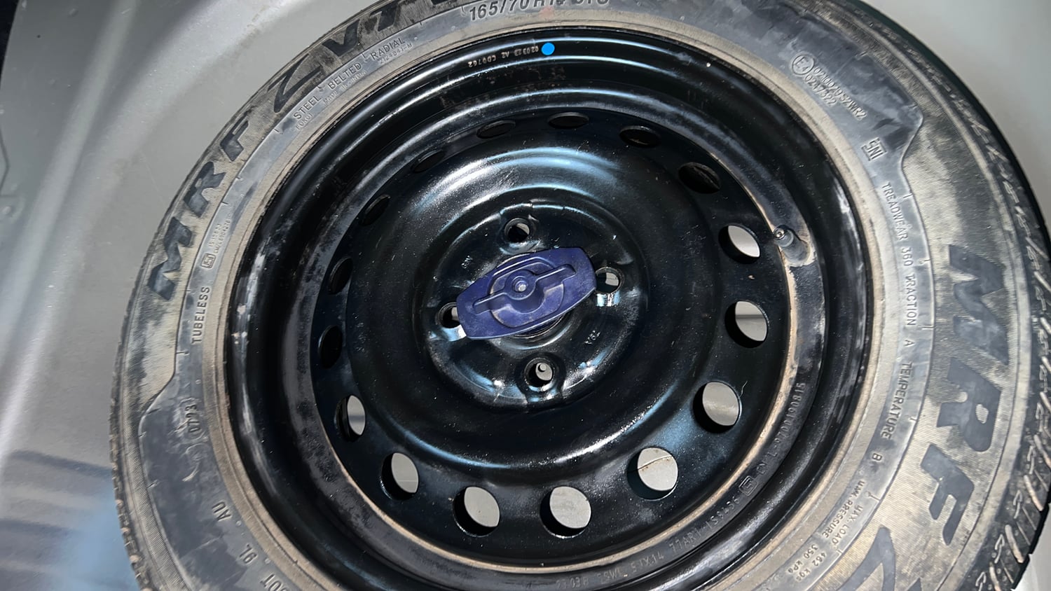 Used 2023 Maruti Suzuki Wagon R VXI 1.0 Petrol Manual tyres SPARE TYRE VIEW