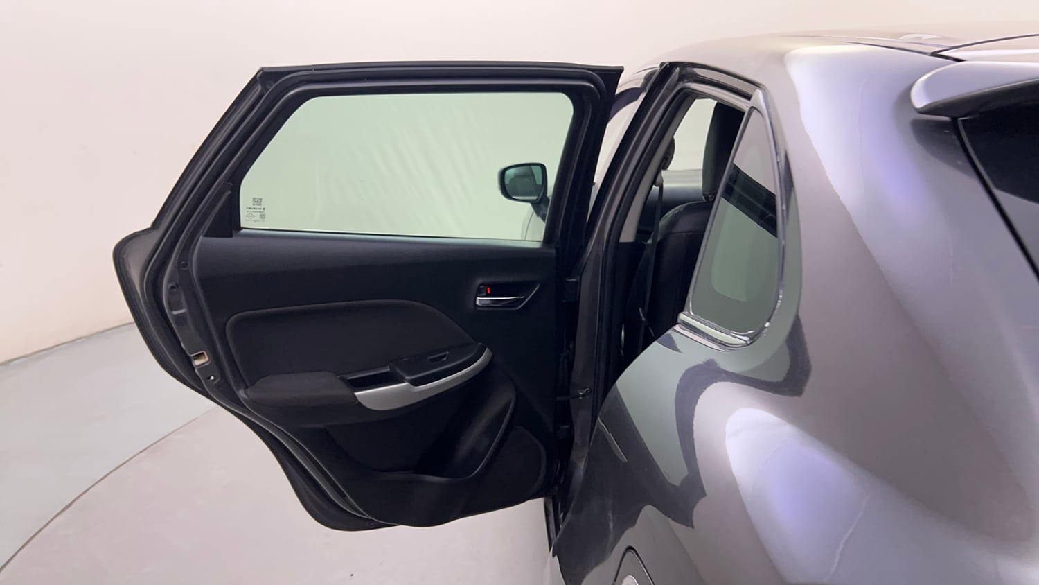 Used 2018 Maruti Suzuki Baleno Alpha 1.2 AT Petrol Automatic interior LEFT REAR DOOR OPEN VIEW