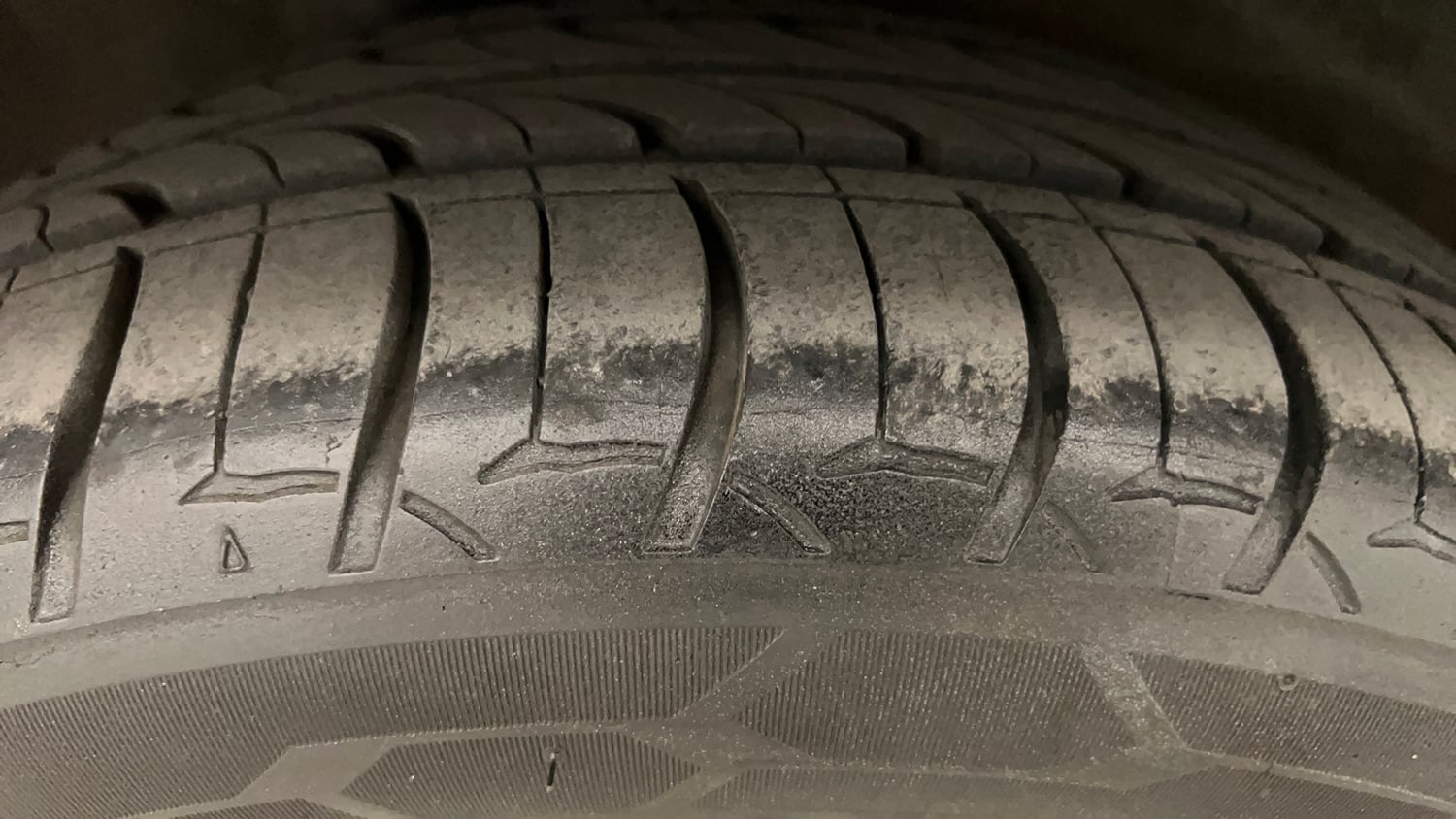 Used 2018 Honda City VX CVT Petrol Petrol Automatic tyres RIGHT REAR TYRE TREAD VIEW