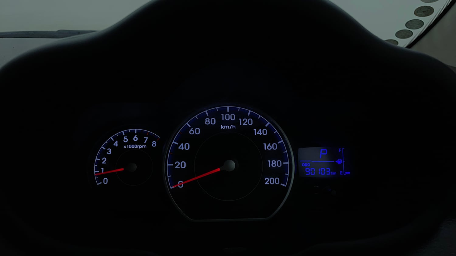 Used 2013 Hyundai i10 Sportz 1.2 AT Kappa2 Petrol Automatic interior CLUSTERMETER VIEW