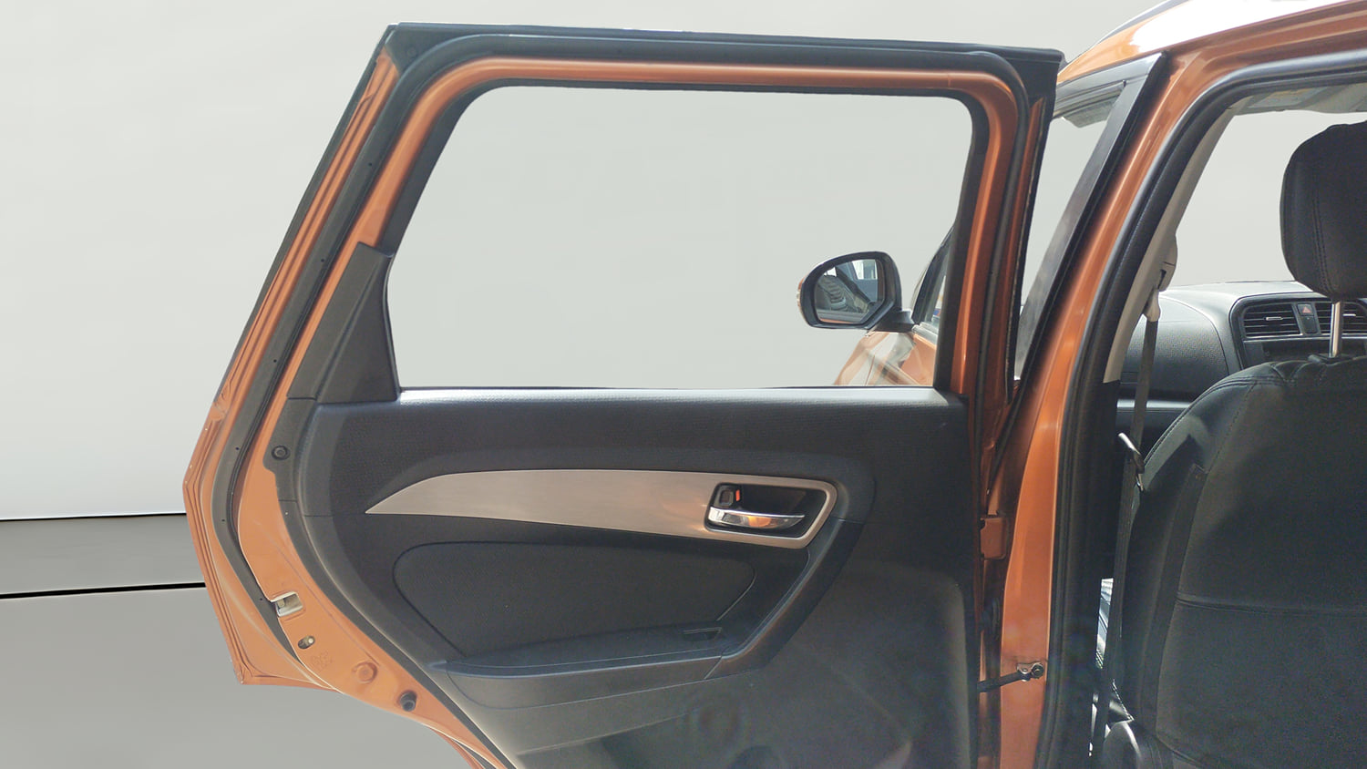 Used 2019 maruti-suzuki Vitara Brezza ZDi Plus Dual Tone AGS Diesel Automatic interior LEFT REAR DOOR OPEN VIEW