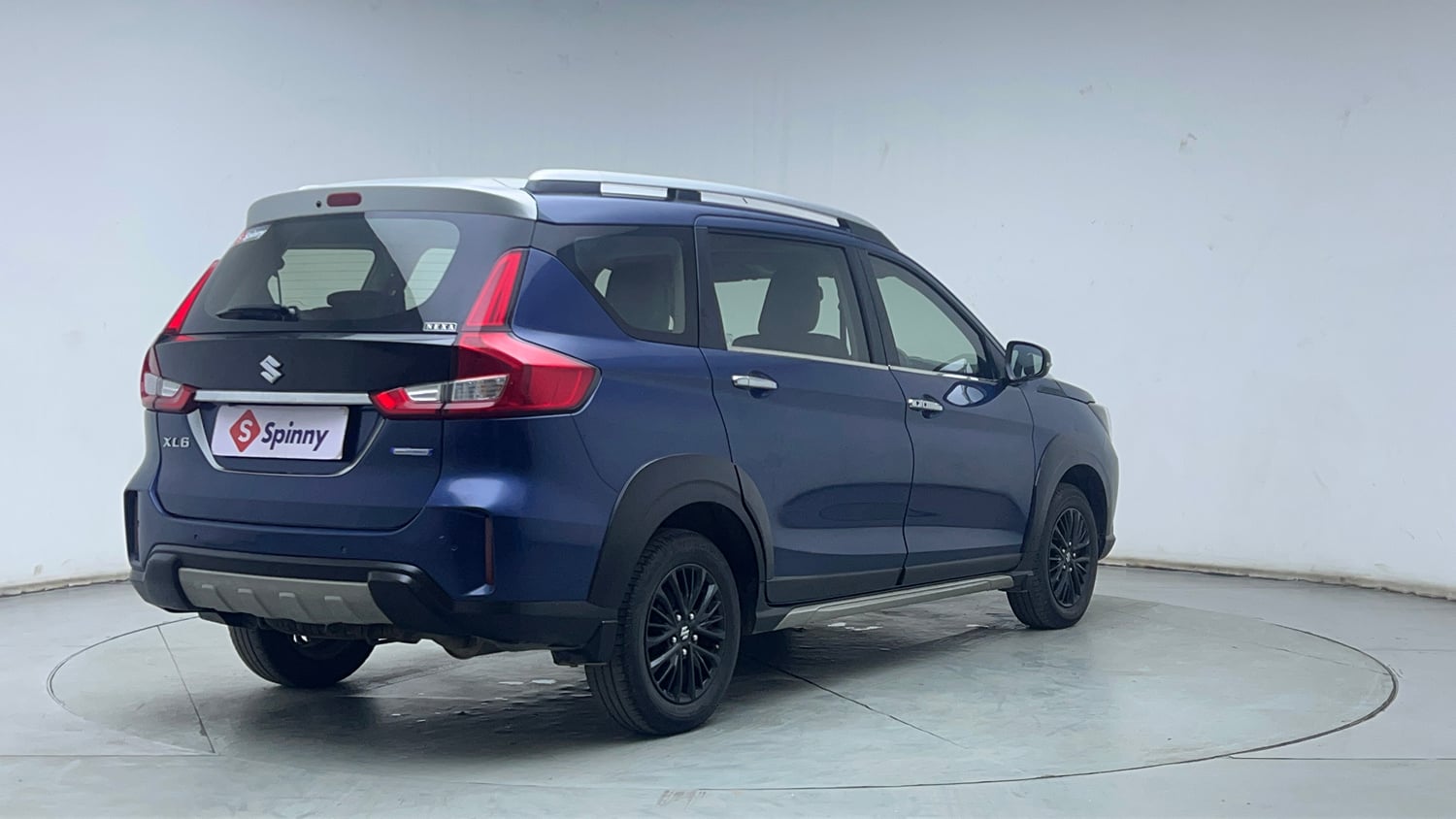 Used 2021 Maruti Suzuki XL6 Alpha AT Petrol Petrol Automatic exterior RIGHT REAR CORNER VIEW