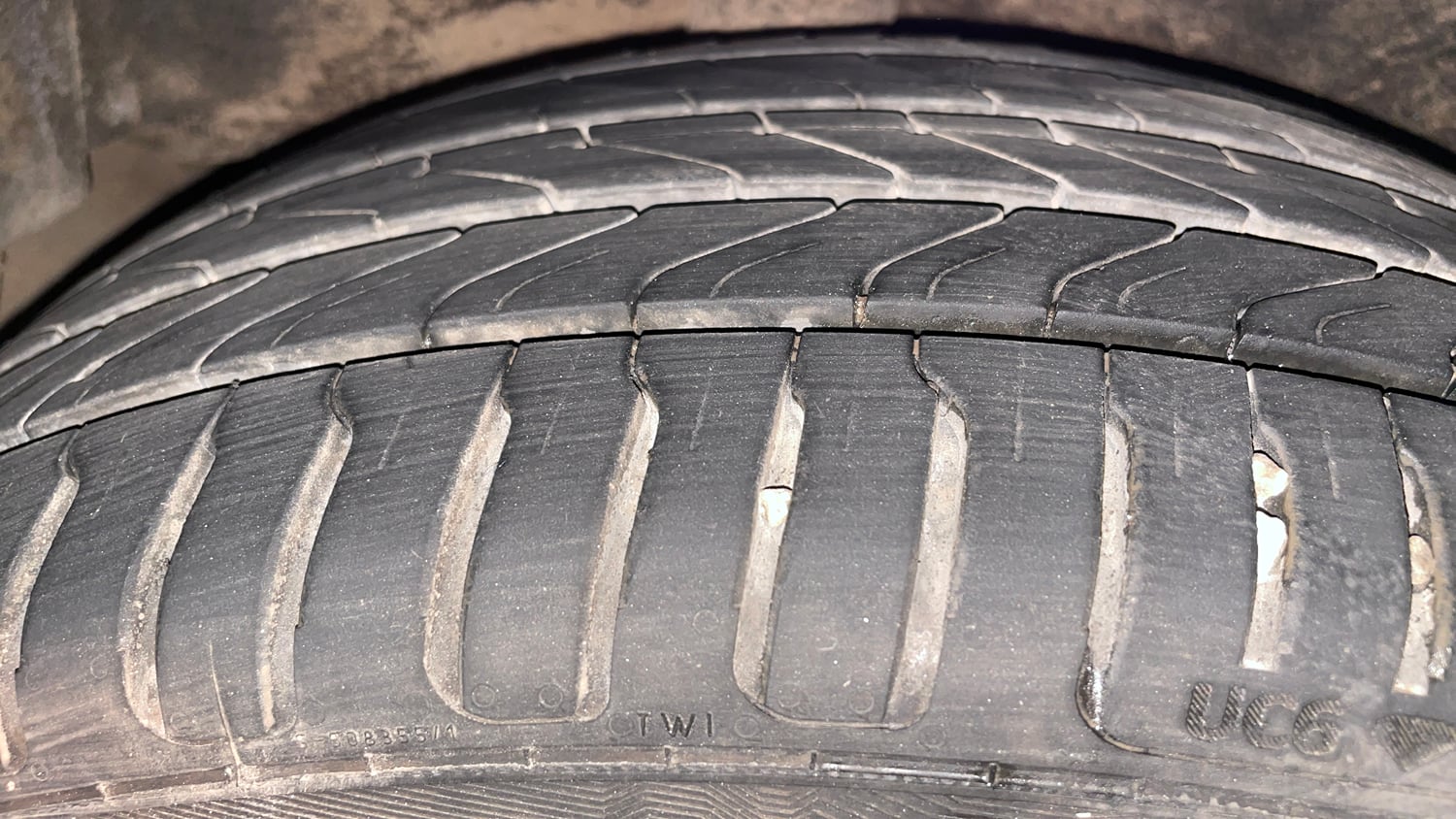 Used 2018 Honda City ZX CVT Petrol Petrol Automatic tyres RIGHT REAR TYRE TREAD VIEW
