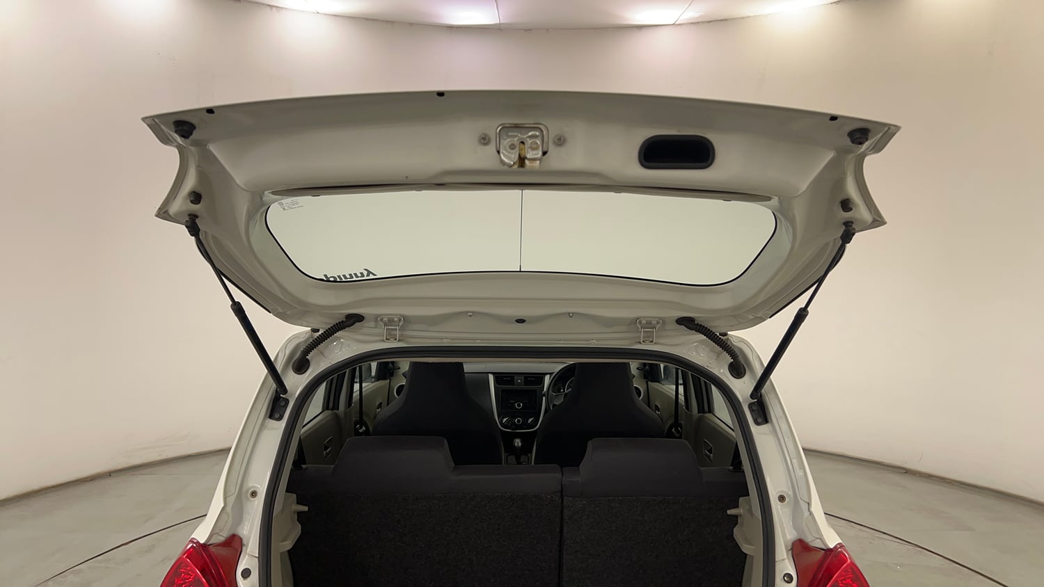 Used 2015 Maruti Suzuki Celerio VXi AMT Petrol Automatic interior DICKY DOOR OPEN VIEW