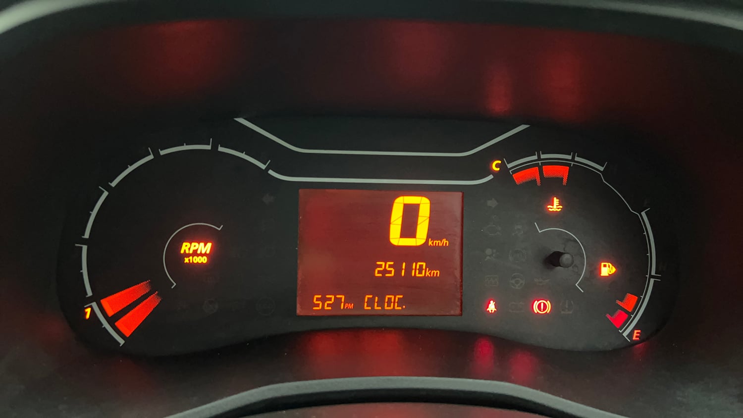 Used 2021 Renault Kwid Neotech RXL Petrol Manual interior CLUSTERMETER VIEW