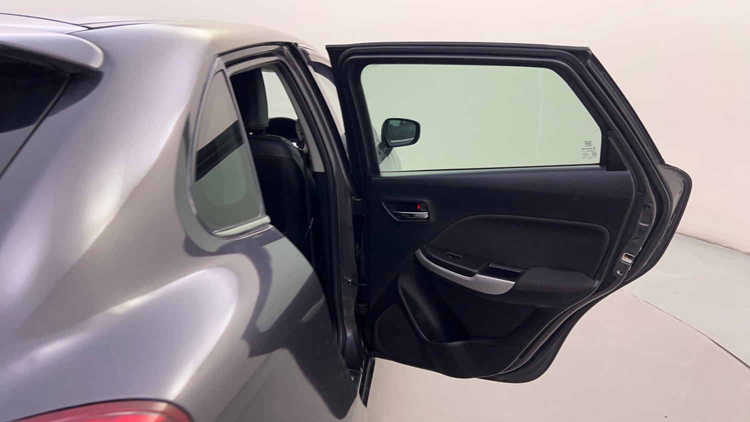 Used 2018 Maruti Suzuki Baleno Alpha 1.2 AT Petrol Automatic interior RIGHT REAR DOOR OPEN VIEW