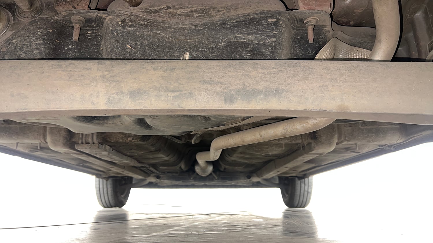 Used 2021 Hyundai Santro Sportz Petrol Manual extra REAR UNDERBODY VIEW (TAKEN FROM REAR)