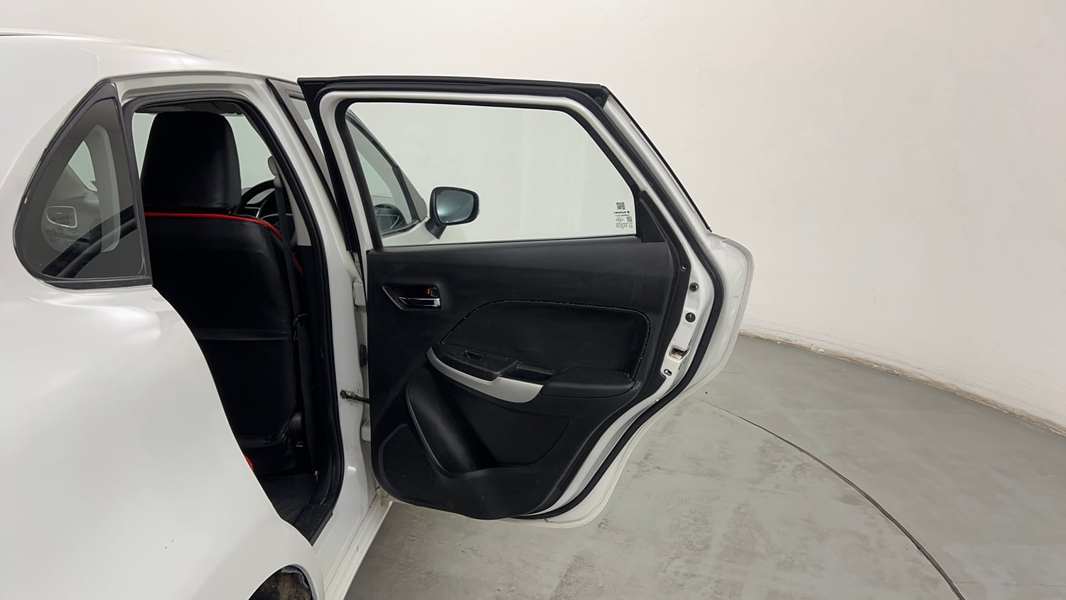 Used 2016 Maruti Suzuki Baleno Delta Petrol+CNG (Outside Fitted) Cng Manual interior RIGHT REAR DOOR OPEN VIEW