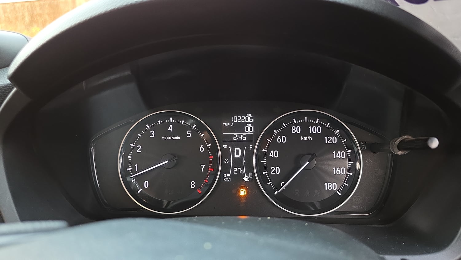 Used 2019 Honda Amaze 1.2 V CVT Petrol Petrol Automatic interior CLUSTERMETER VIEW