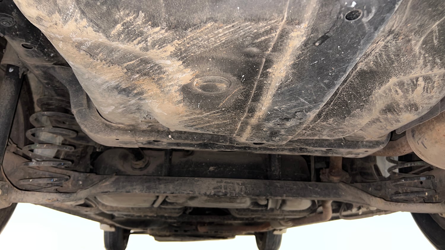 Used 2016 Honda City SV CVT Petrol Automatic extra REAR UNDERBODY VIEW (TAKEN FROM REAR)