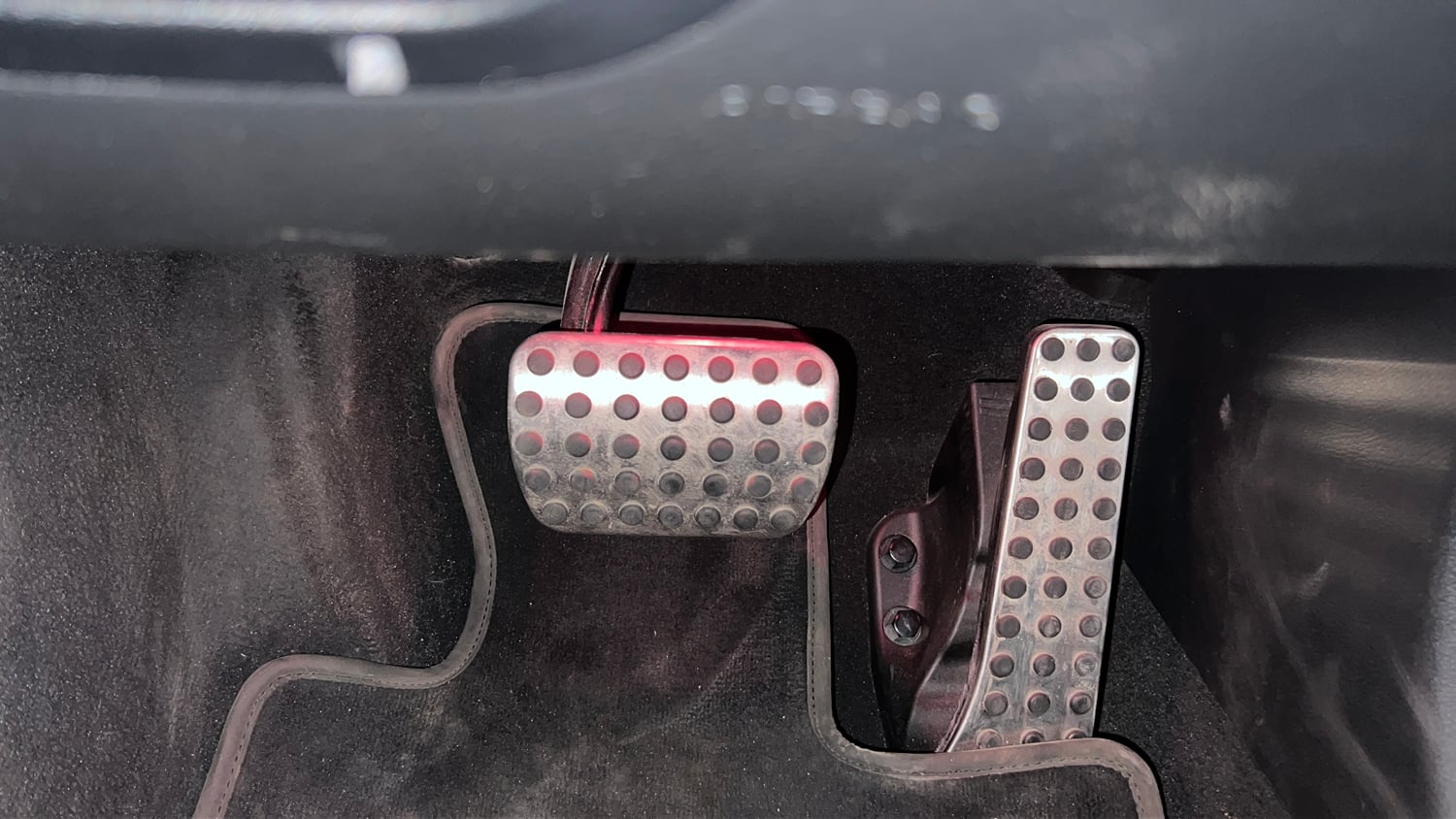 Used 2021 Mercedes-Benz C-Class C 300d AMG line Diesel Automatic interior PEDALS VIEW