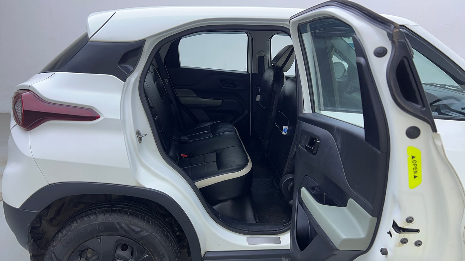 Used 2022 Tata Punch Adventure MT Petrol Manual interior RIGHT SIDE REAR DOOR CABIN VIEW