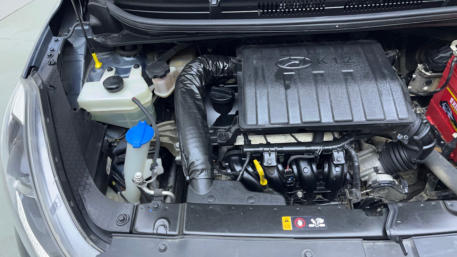 Used 2020 Hyundai Grand i10 Nios Asta AMT 1.2 Kappa VTVT Petrol Automatic engine ENGINE RIGHT SIDE VIEW