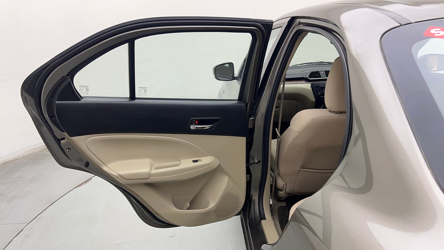 Used 2018 Maruti Suzuki Dzire VXi AMT Petrol Automatic interior LEFT REAR DOOR OPEN VIEW