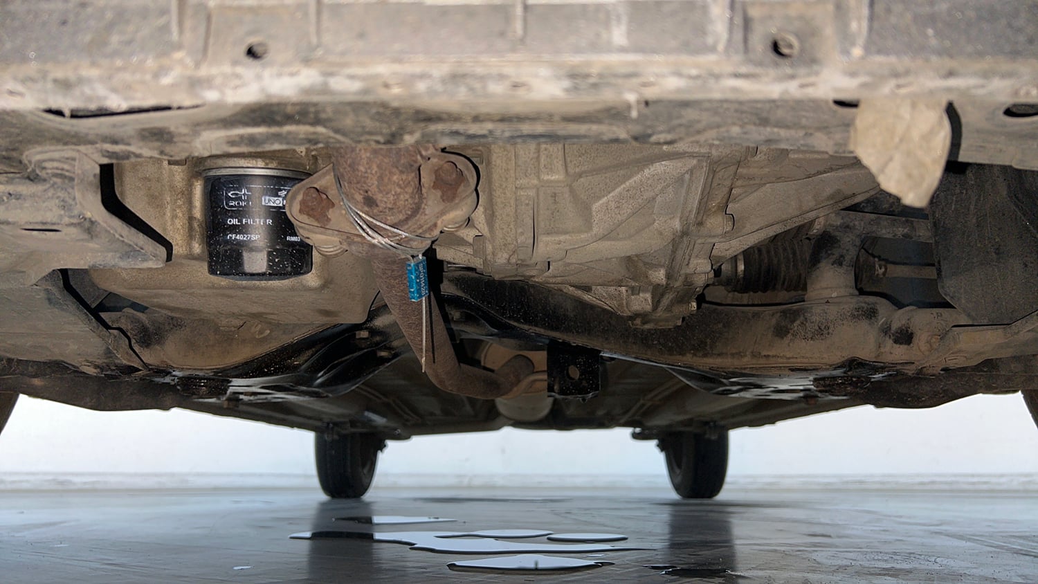 Used 2018 Maruti Suzuki Celerio VXi AMT Petrol Automatic extra FRONT LEFT UNDERBODY VIEW