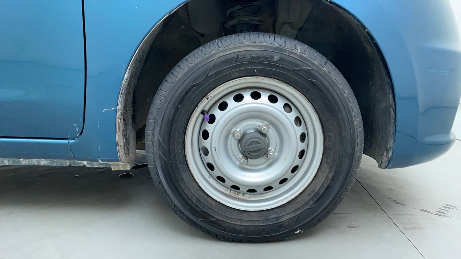 Used 2014 Nissan Micra Active XL Petrol Manual tyres RIGHT FRONT TYRE RIM VIEW