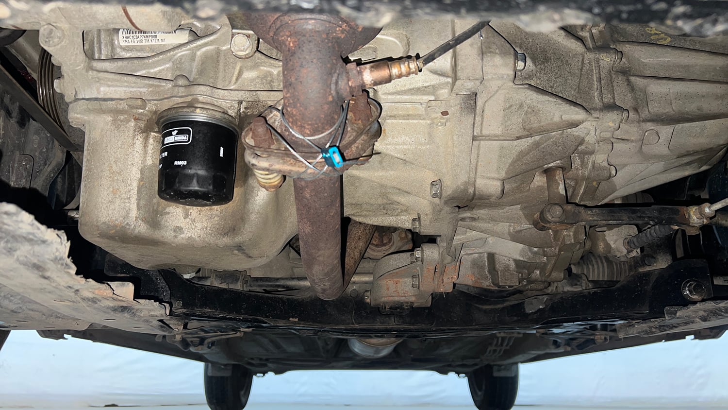 Used 2016 Maruti Suzuki Baleno Delta 1.2 Petrol Manual extra FRONT LEFT UNDERBODY VIEW