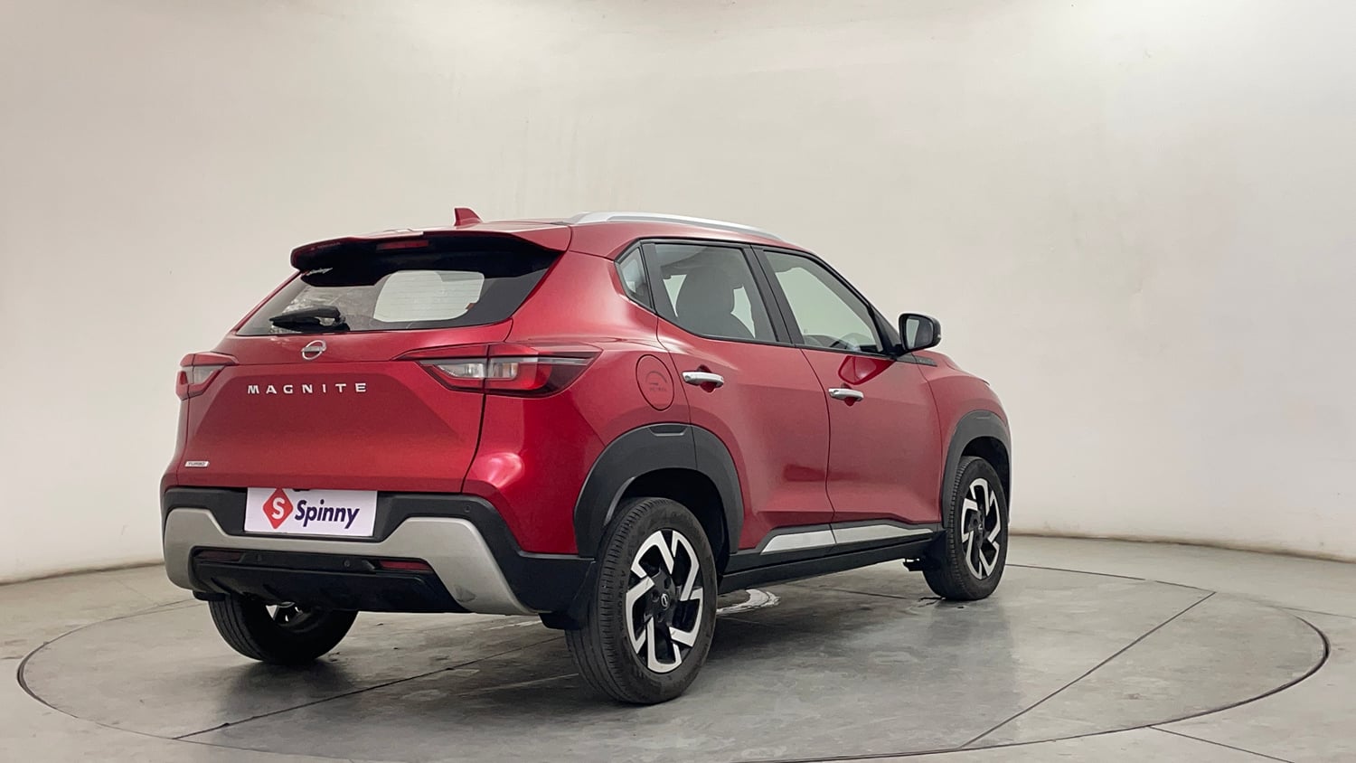 Used 2022 Nissan Magnite XV Turbo Petrol Manual exterior RIGHT REAR CORNER VIEW