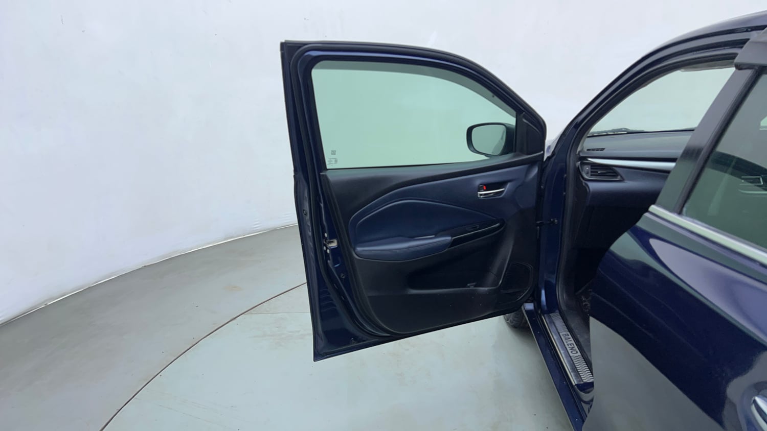 Used 2023 Maruti Suzuki Baleno Alpha AGS Petrol Automatic interior LEFT FRONT DOOR OPEN VIEW