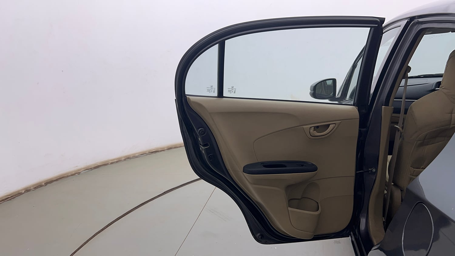 Used 2017 Honda Amaze 1.2 S i-VTEC Opt Petrol Manual interior LEFT REAR DOOR OPEN VIEW
