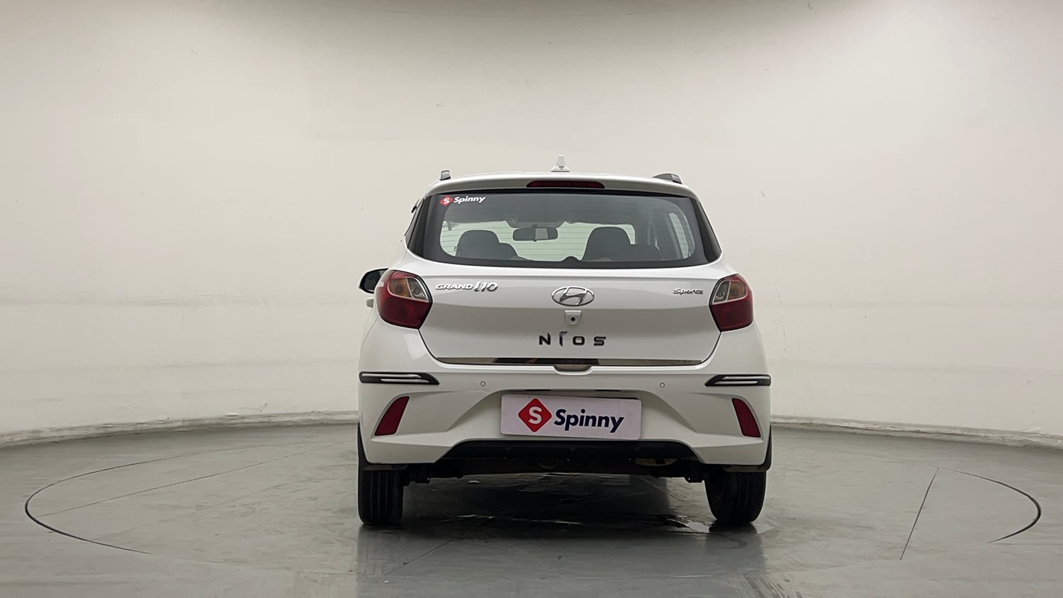 Used 2022 Hyundai Grand i10 Nios Sportz 1.2 Kappa VTVT Petrol Manual exterior BACK VIEW