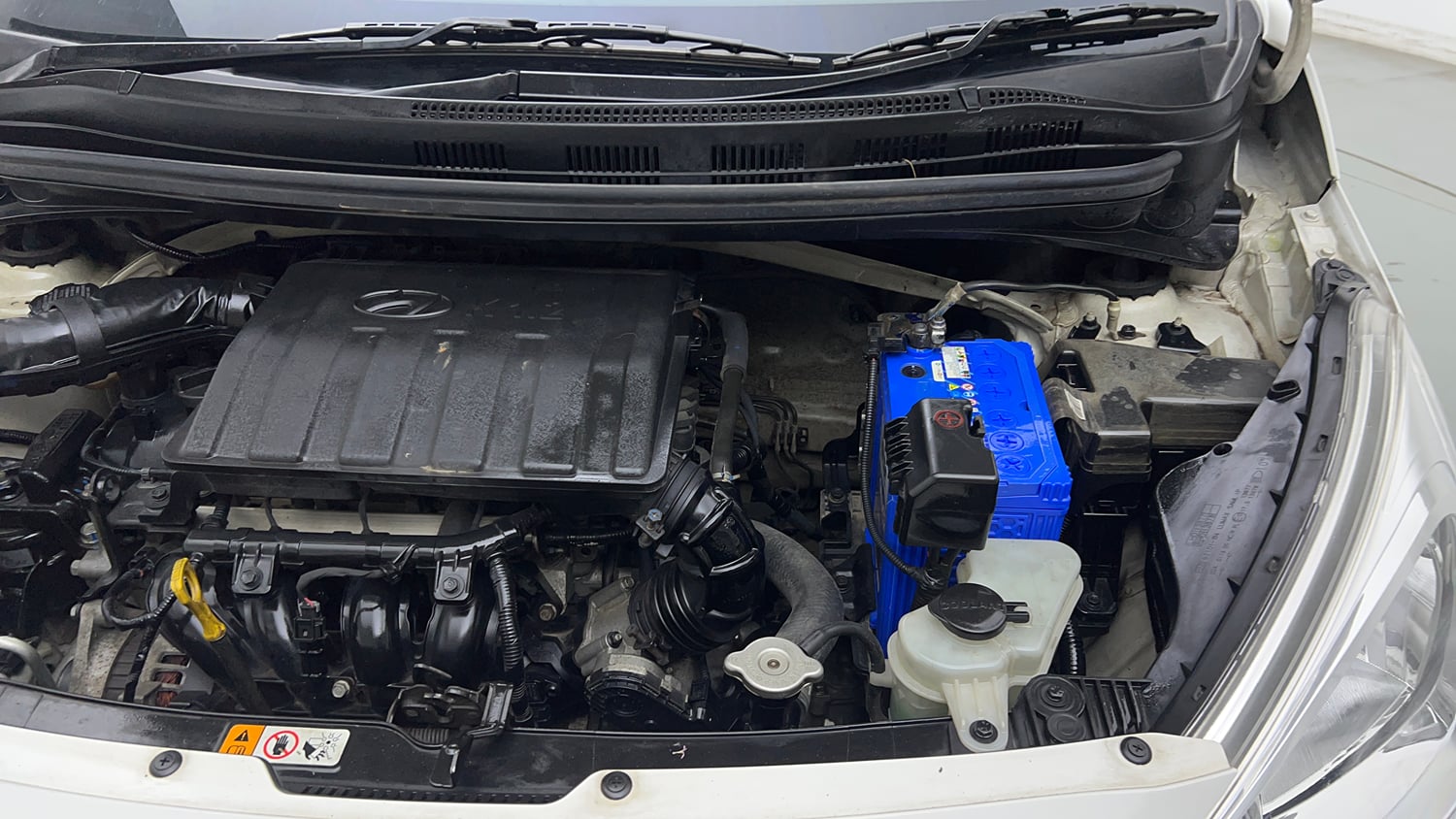 Used 2018 Hyundai Grand i10 Magna 1.2 Kappa VTVT Petrol Manual engine ENGINE LEFT SIDE VIEW
