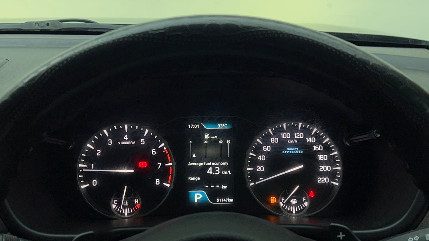 Used 2023 Maruti Suzuki Brezza ZXi AT Petrol Automatic interior CLUSTERMETER VIEW