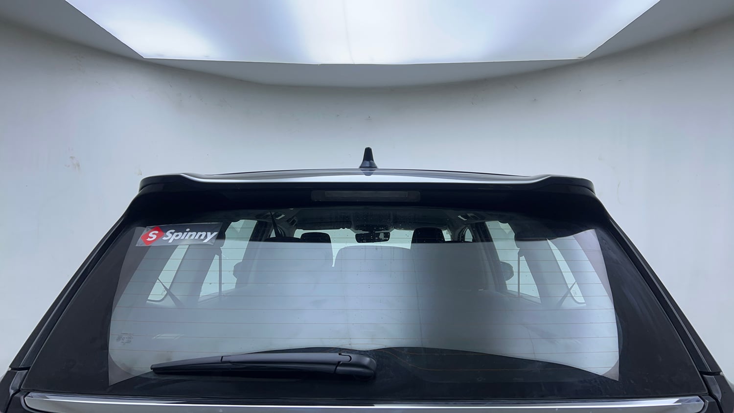 Used 2023 Toyota Innova Hycross VX Hybrid 7 STR Hybrid Automatic exterior BACK WINDSHIELD VIEW