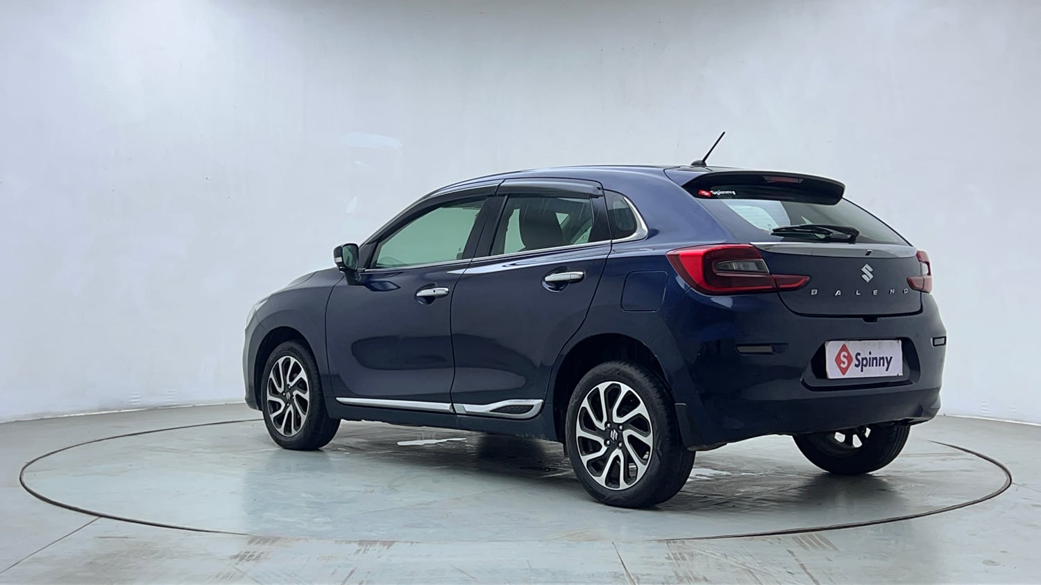 Used 2023 Maruti Suzuki Baleno Alpha AGS Petrol Automatic exterior LEFT REAR CORNER VIEW