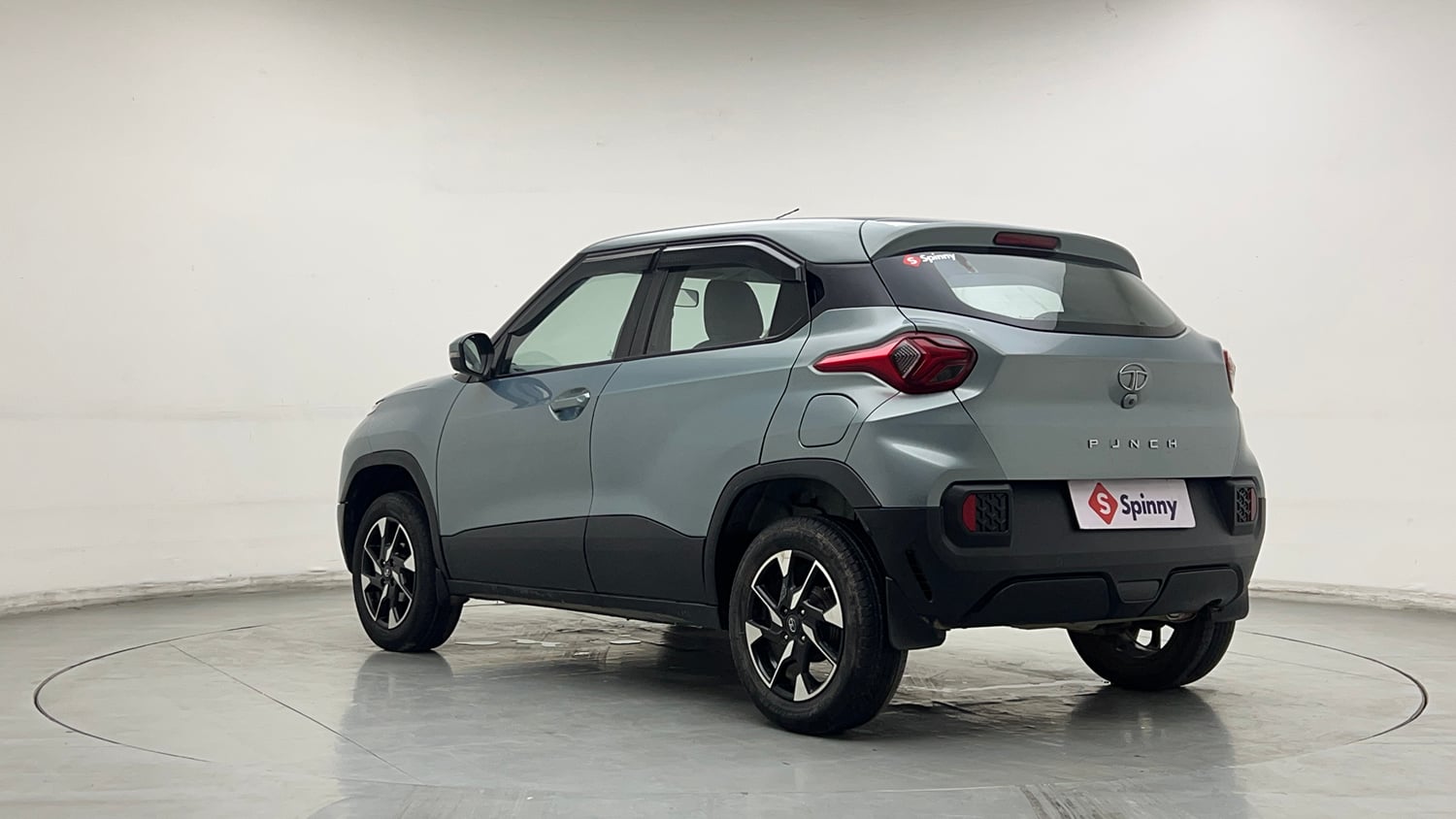 Used 2023 Tata Punch Accomplished Dazzle Pack AMT Petrol Automatic exterior LEFT REAR CORNER VIEW
