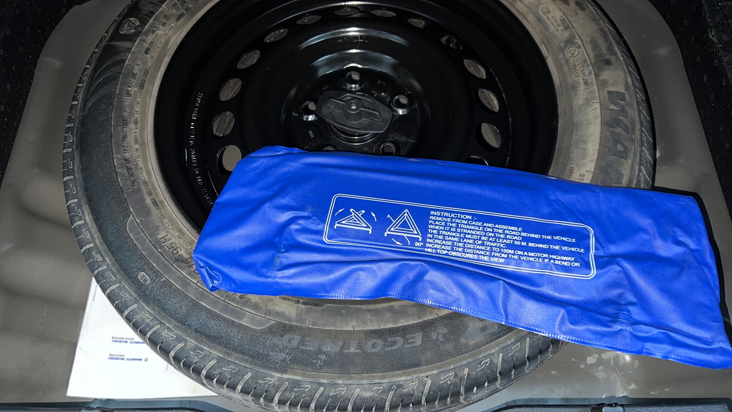 Used 2023 Maruti Suzuki Brezza ZXi AT Petrol Automatic tyres SPARE TYRE VIEW