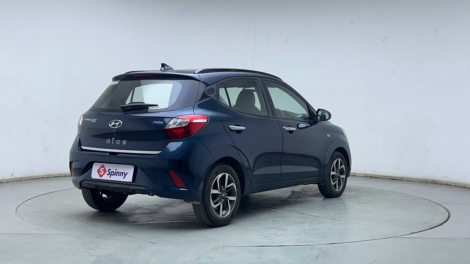 Used 2020 Hyundai Grand i10 Nios Asta AMT 1.2 Kappa VTVT Petrol Automatic exterior RIGHT REAR CORNER VIEW