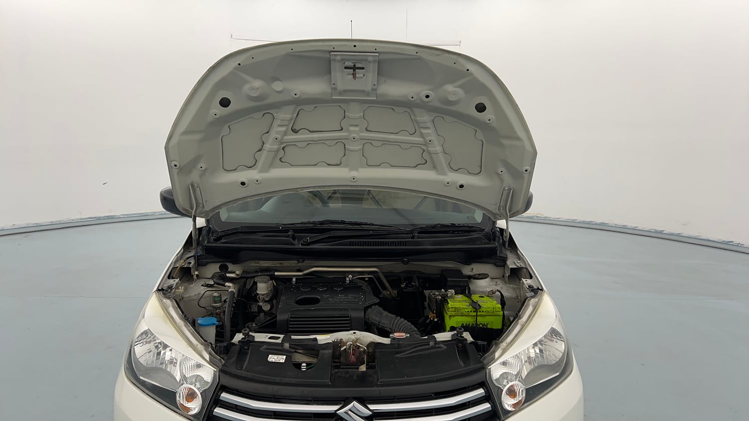 Used 2017 Maruti Suzuki Celerio VXi AMT Petrol Automatic engine ENGINE & BONNET OPEN FRONT VIEW