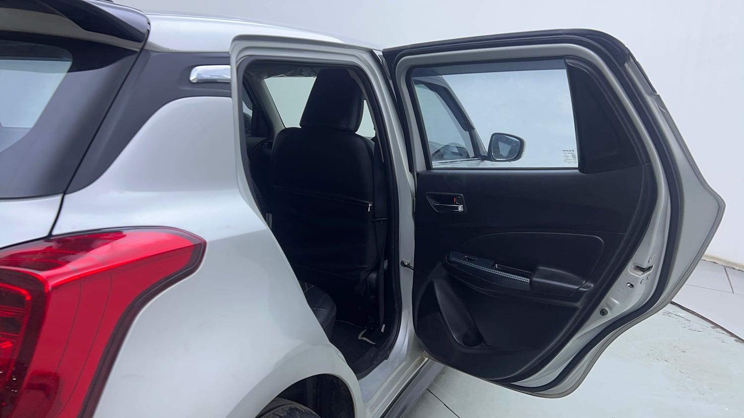 Used 2022 Maruti Suzuki Swift VXi Petrol Manual interior RIGHT REAR DOOR OPEN VIEW