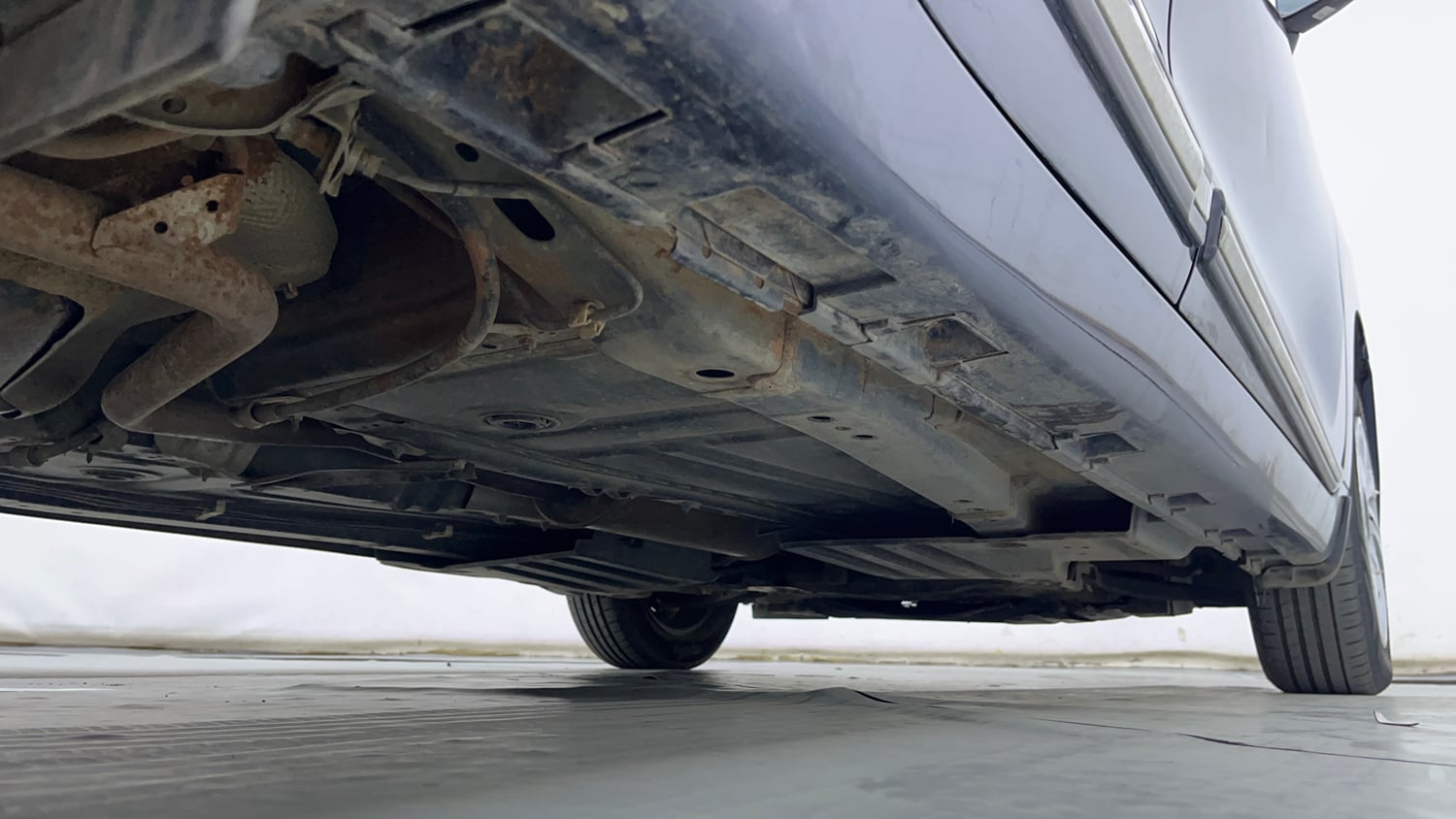 Used 2022 Maruti Suzuki Baleno Delta MT Petrol Manual extra REAR RIGHT UNDERBODY VIEW
