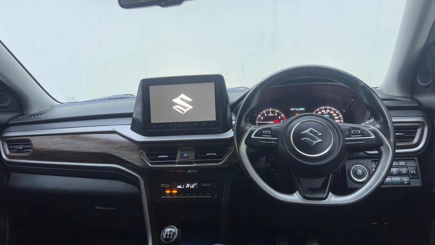 Used 2023 Maruti Suzuki Brezza Zxi Plus Dual Tone Petrol Manual interior DASHBOARD VIEW