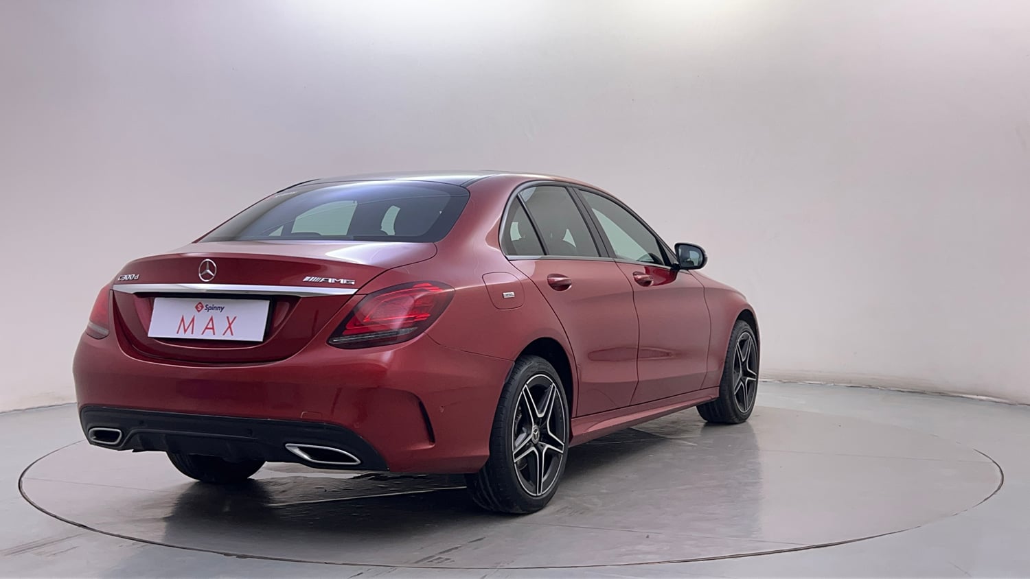 Used 2021 Mercedes-Benz C-Class C 300d AMG line Diesel Automatic exterior RIGHT REAR CORNER VIEW